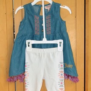 Juicy Couture summer set size 18M